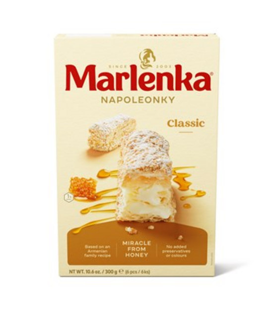Marlenka napoleonky rezy z lístkového cesta 300g - Klas