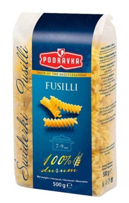 Podravka fusilli semolínové cestoviny 500g - Klas