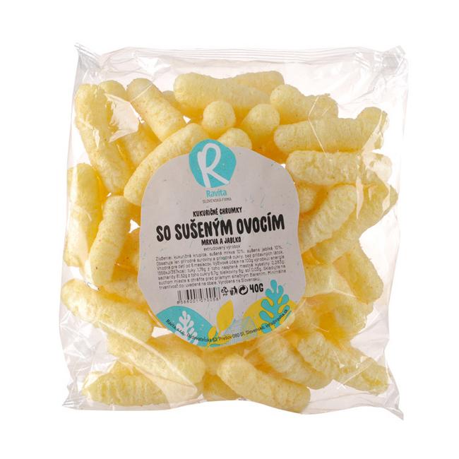 Ravita Kukuričné chrumky so sušeným ovocím 40 g - Klas