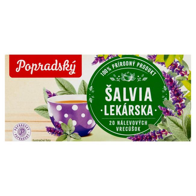 Popradský čaj šalvia lekárska 20 x 1,5 g - Klas