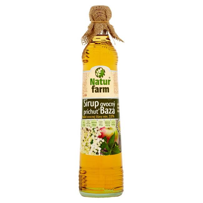 Natur Farm Ovocný sirup s príchuťou bazy 700 ml - Klas