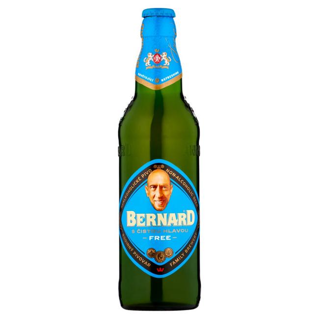 Bernard Free Nealkoholické svetlé pivo 500 ml fľaša - Klas