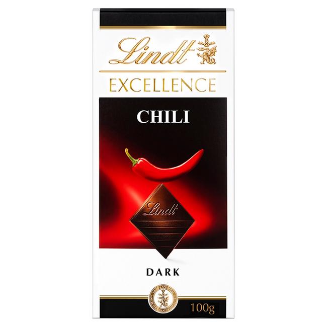 Lindt Excellence Horká čokoláda s čili extraktom 100 g - Klas