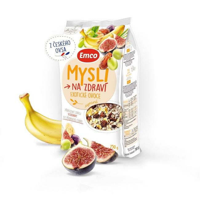 Emco Mysli na Zdraví Sypané exotické ovocie 750g - Klas