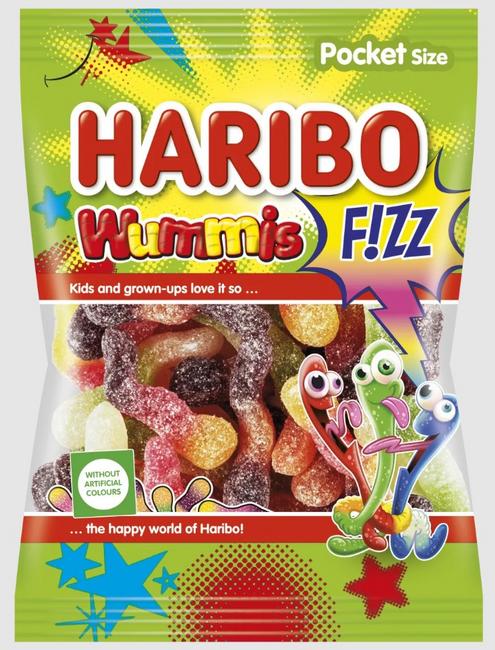 Haribo Wummis Fizz kyslé červíky 100 g - Klas
