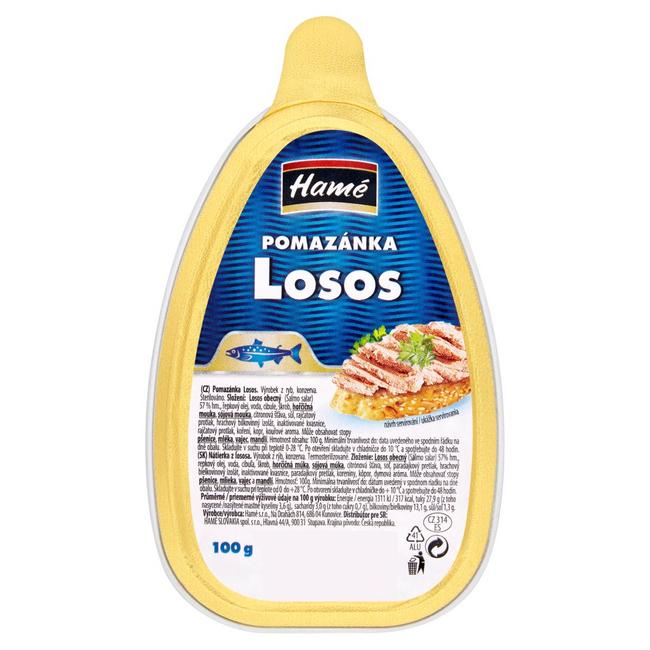 Hamé Nátierka z lososa 100 g - Klas
