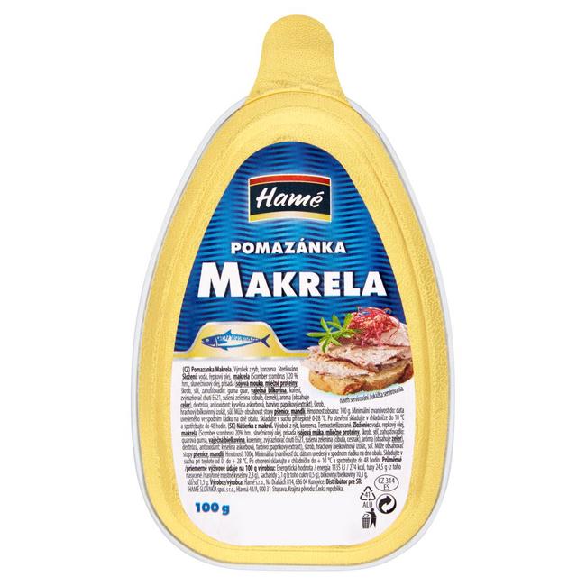 Hamé Nátierka z makrely 100 g - Klas