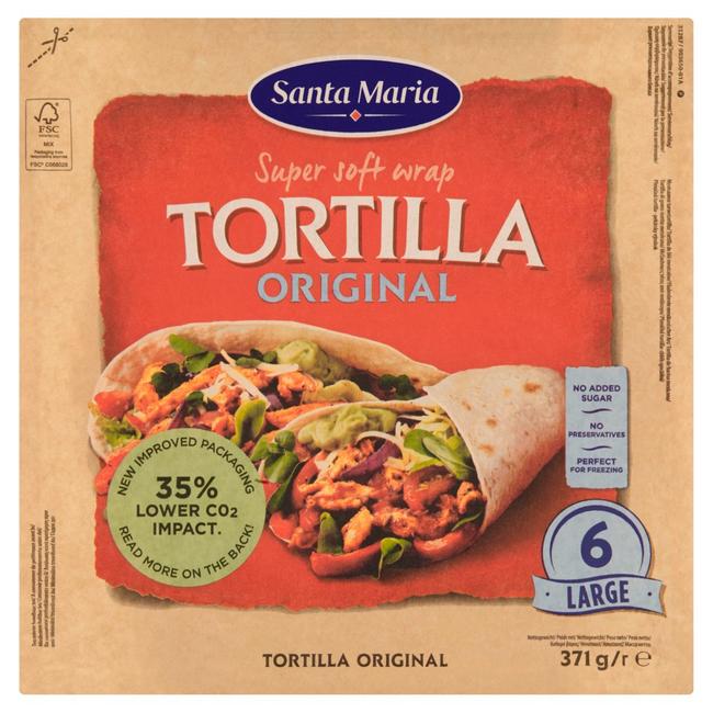 Santa Maria Tortilla Original 371 g - Klas