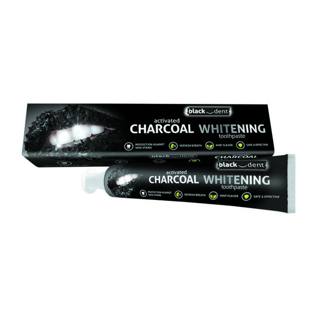 Black Dent Activated Charcoal Whitening zubná pasta 75 ml - Klas