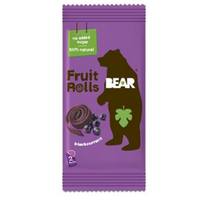 BEAR čiernoríbezľové ovocné rolky 20g - Klas