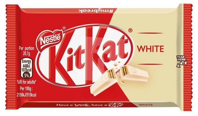Nestlé KitKat Oblátka v bielej čokoláde 41,5 g - Klas