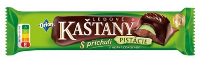 Orion Ledové Kaštany pistácia 45 g - Klas