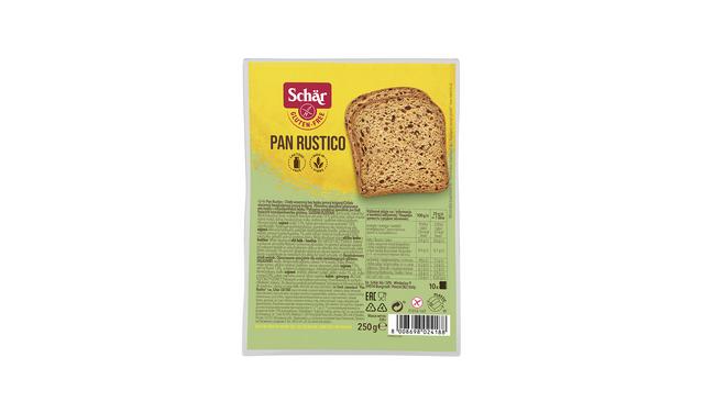 Schär PAN RUSTICO viaczrnný krájaný chlieb s vylepšenou kvalitou 250g - Klas