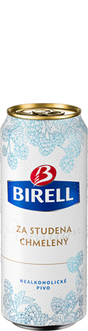 Birell pivo nealkoholické za studena chmelené plechovka 500 ml - Klas
