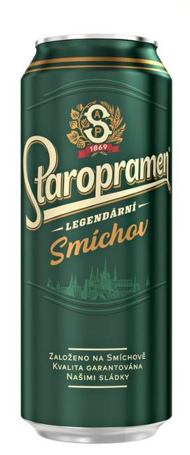Staropramen Smíchov Pivo výčapné svetlé 10% plechovka 500 ml - Klas