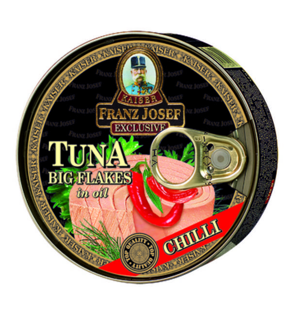 Franz Josef tuniak kúsky v oleji s chilli 170g - Klas