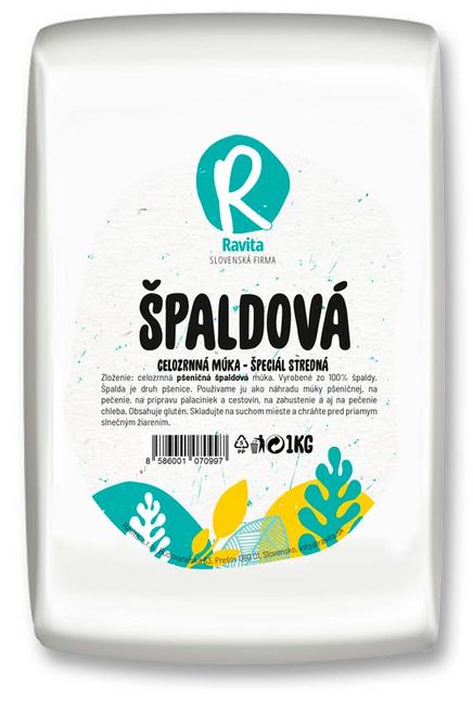 Ravita múka hladká špaldová  1 kg - Klas