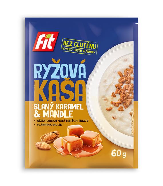 Fit Kaša ryžová slaný karamel 60 g - Klas