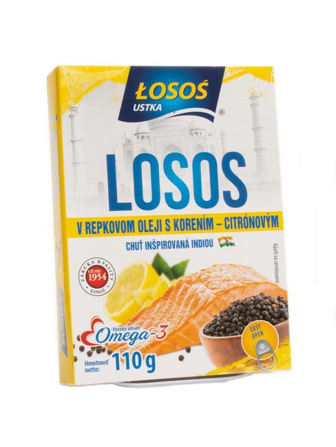 LOSOS Losos v repkovom oleji s citrónovým korením 110 g - Klas