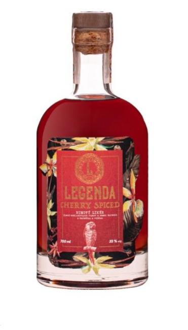 Marsen Legenda Cherry spiced rumový likér 35% 0,7 l - Klas