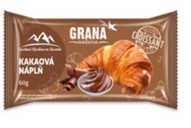 GRANA natura croissant s kakaovou náplňou 60 g - Klas