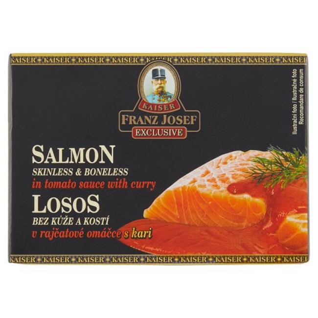 Franz Josef lososové filety v kari omáčke 110 g PP 55g - Klas