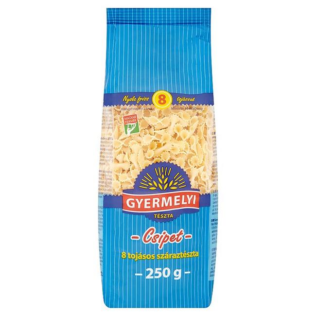 Gyermelyi Mašličky 8 vaječné cestoviny pšeničné sušené 250 g - Klas