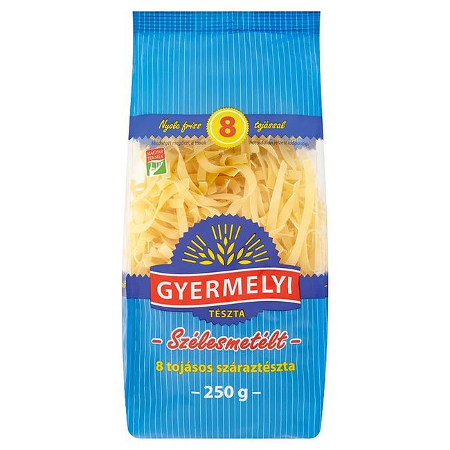 Gyermelyi Široké rezance 8 vaječné cestoviny pšeničné sušené 250 g - Klas