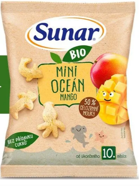 Sunár BIO chrumky mini farma s príchuťou mango 18g - Klas