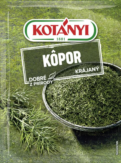 Kotányi kôpor sušený drvený 11 g - Klas