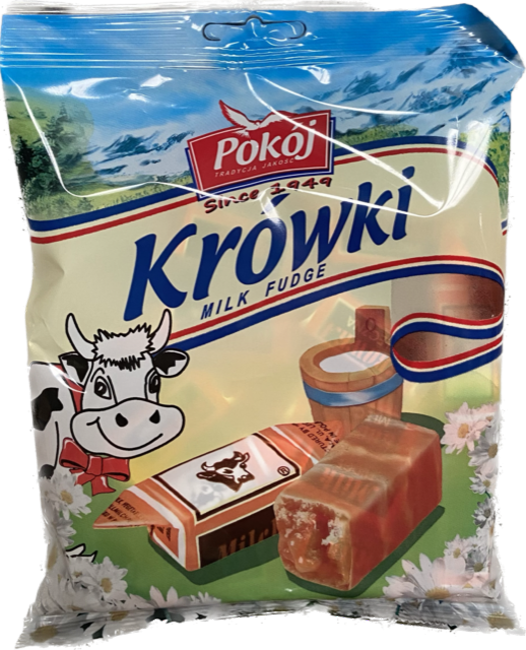 Mliečne karamelky Krowki Pokój 140g - Klas