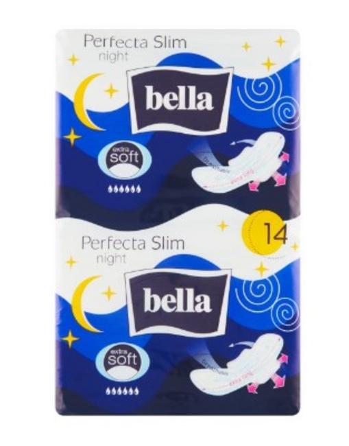 Bella Perfecta Slim Blue night extra soft hygienické vložky 20 ks - Klas