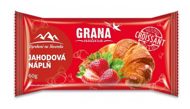 Grana natura croissant jahoda 60g - Klas