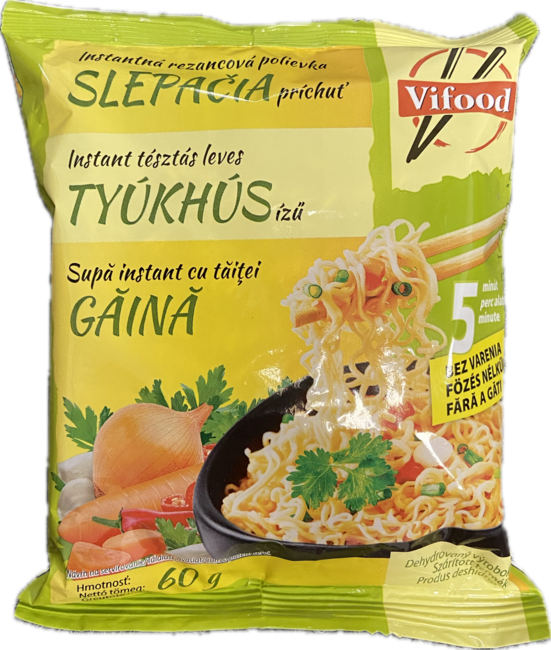 Vifood Instantná rezancová polievka slepačia 60 g - Klas