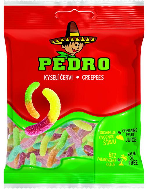 Pedro Cukríky Červíky Kyslé 80 g - Klas