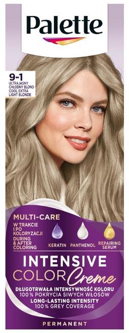 Schwarzkopf Palette Intensive Color Creme farba na vlasy 9-1 ľadovovo svetloplavá  50ml - Klas