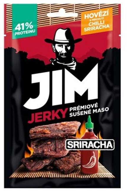 JIM Jerky Snack Hovädzie sriracha 23 g - Klas