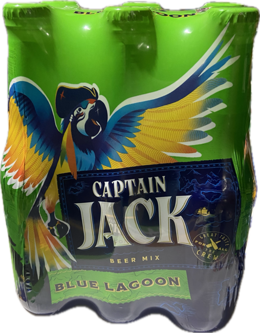 Captain Jack Blue Lagoon 330ml fľaša - Klas