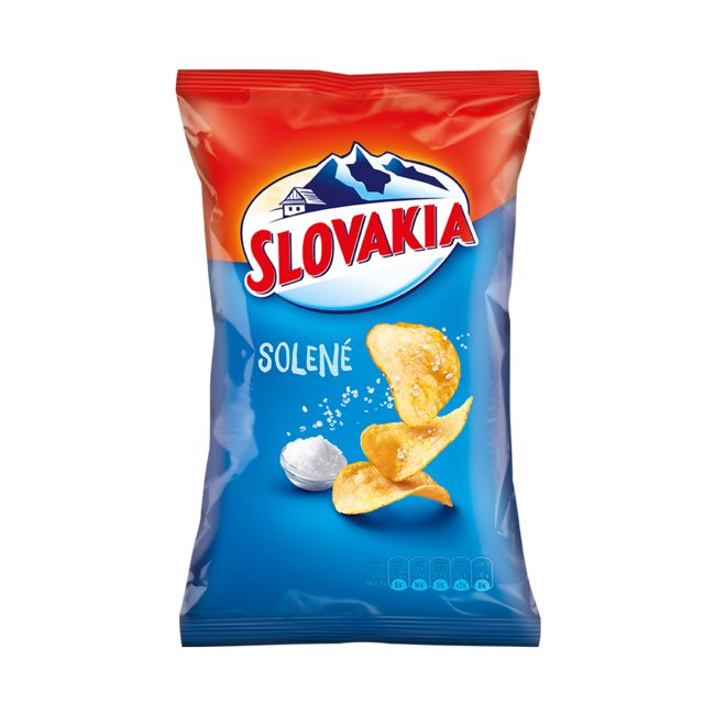 Slovakia Chips Solené 130g - Klas