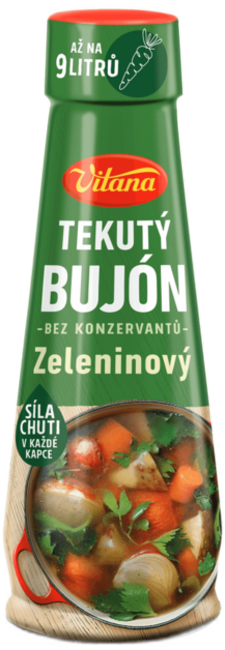 Vitana bujón tekutý zeleninový 180 ml - Klas
