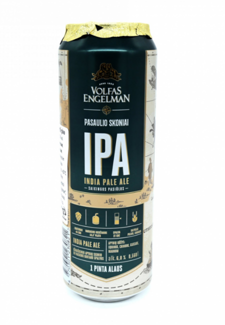 Volfas Engelman IPA 6% 568 ml plech - Klas