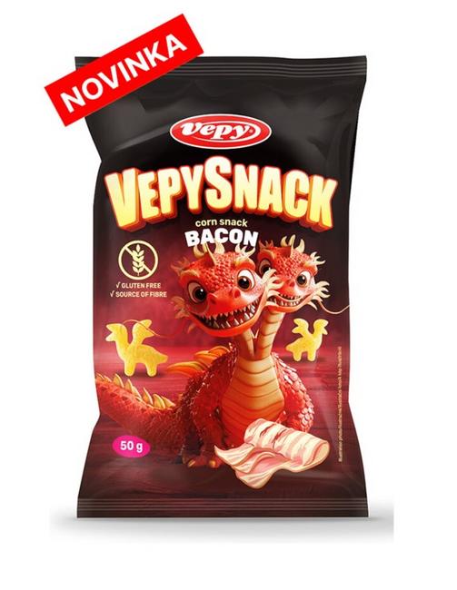 Vepy Vepysnack kukuričné chrumky  so slaninou 50g - Klas
