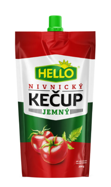 HELLO Kečup jemný vrecko 200 g - Klas