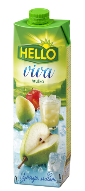 Hello Viva džús s príchuťou hruška 1l - Klas