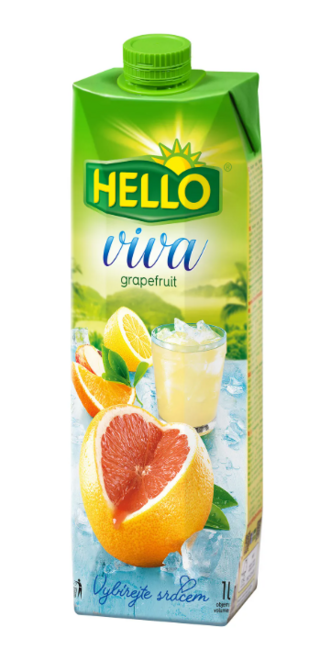 Hello Viva džús s príchuťou grapefruit 1l - Klas
