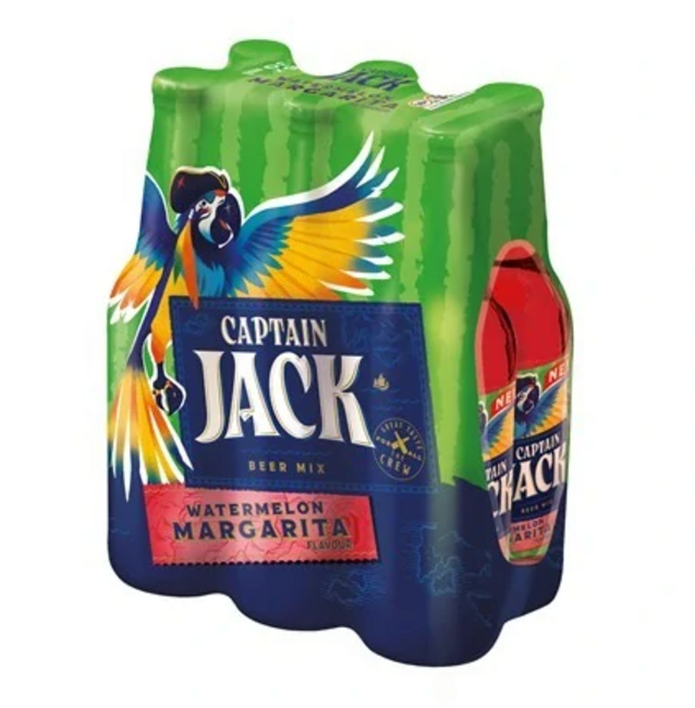 Captain Jack Watermelon Margarita 330ml fľaša - Klas