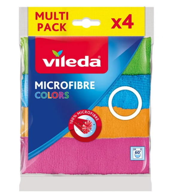 Vileda Colors mikrohandra 4ks - Klas