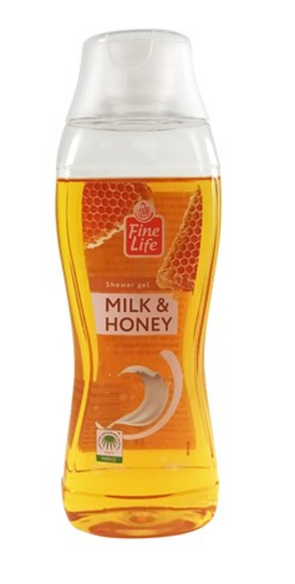 Fine life sprchový gél Med a mlieko 300 ml - Klas