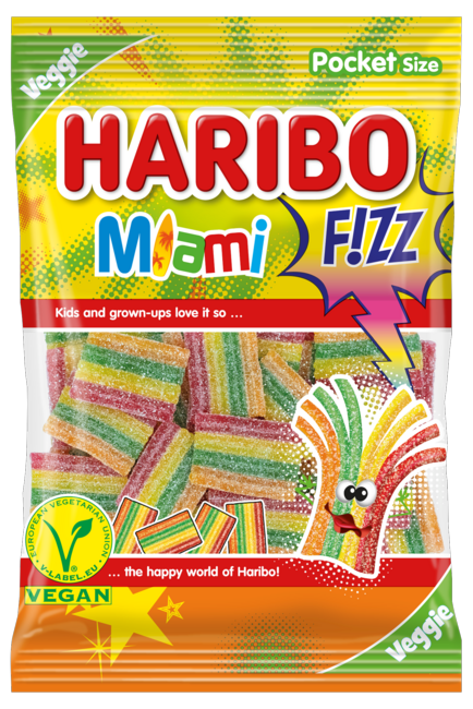 Haribo Rainbow Fizz 85g - Klas