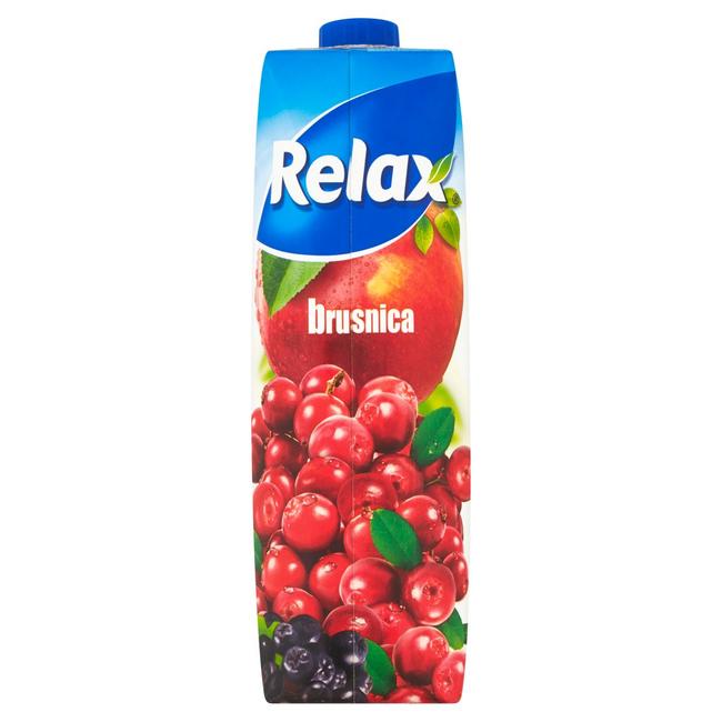 Relax Džús Brusnica mix, 1l - Klas